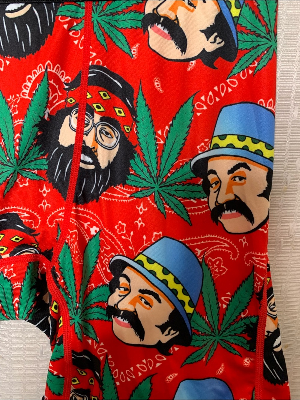 ODD Mens Boxer Briefs Cheech & Chong Size M NWOT Novelty Graphic Streetwear - Picture 3 of 7